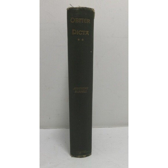 Obiter Dicta Second Series-By Augustine Birrell 1887 Edition - Picture 2 of 9
